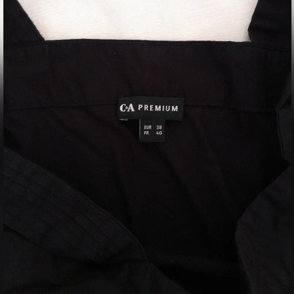 🎉HP🎉C&A premium women's black long flowy embroidered dress EUC - Picture 4 of 5